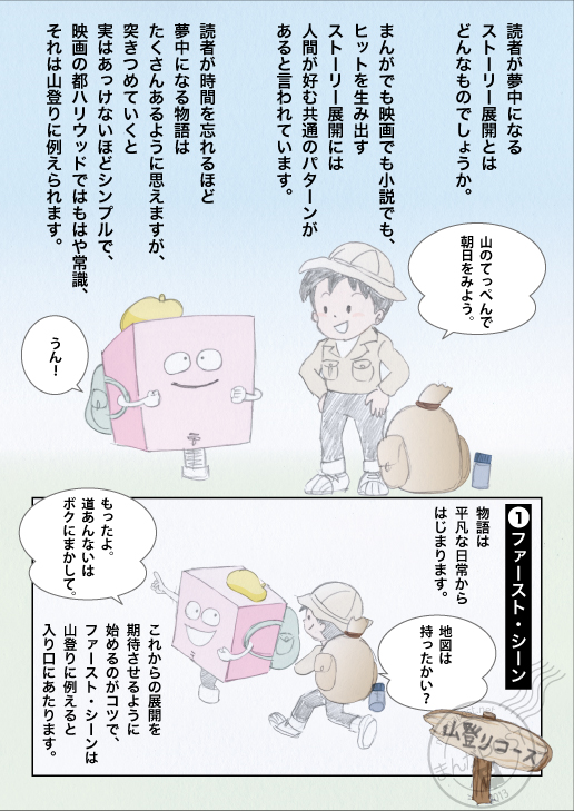 読者を夢中にさせる物語のつくり方3ページ