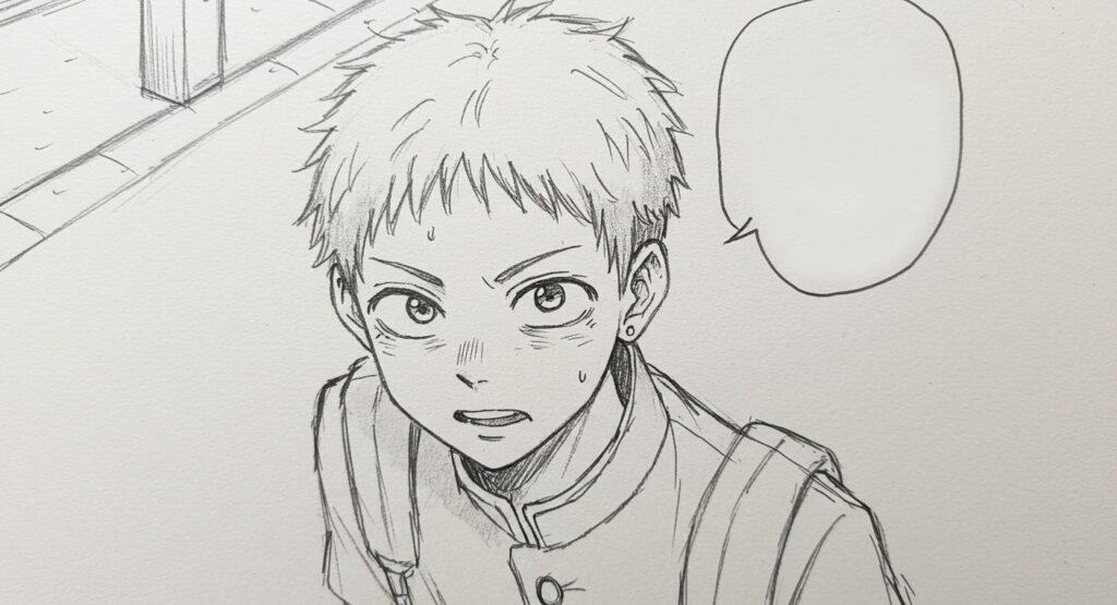 斜め上からのアングル